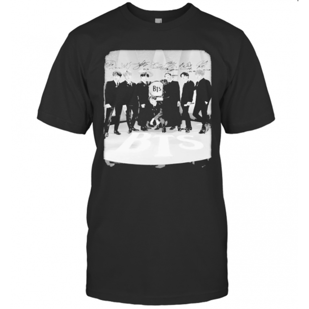Bts Band Members Signatures T-Shirt